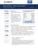 West Africa  Ebola Outbreak Fact Sheet 35 Fiscal Year FY 2015
