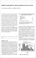 Empirical Approaches For Opening Design In Weak Rock Masses