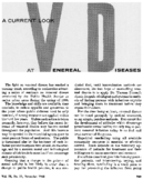 A current look at venereal diseases Conference report