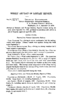 Weekly abstract of sanitary reports  v 4 no 37 September 13 1889