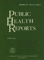Public Health Reports  v 82 no 0 September 1967  cover