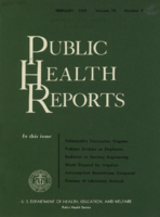 Public Health Reports  v 74  no 2  cover