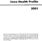 Iowa Health Profile 2001