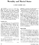 Mortality and marital status