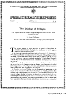 Public Health Reports June 26 1914 The etiology of pellagra The significance of certain epidemiological observations with respect thereto
