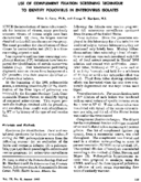 Use of complement fixation screening technique to identify poliovirus in enterovirus isolates