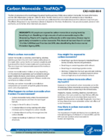 Carbon monoxide  CAS 630080