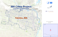 500 Cities Project Local Data for Better Health 2014 Yakima WA