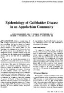 Epidemiology Of Gallbladder Disease In An Appalachian Community