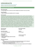 LINK4HEALTH EvidenceBased for Retention in HIV Care EvidenceBased Structural Intervention