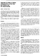 Reported Cat Bites In Dallas Characteristics Of The Cats The Victims And The Attack Events