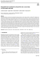 Respirable dust constituents and particle size a case study in a thinseam coal mine