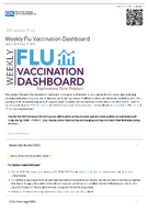 Weekly Flu Vaccination Dashboard