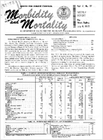 Morbidity and Mortality Weekly Report Vol 21 No 27 week ending July 8 1972