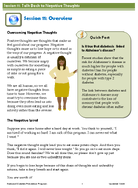 Session 11 Talk Back to Negative Thoughts