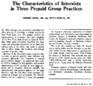 The Characteristics Of Internists In Three Prepaid Group Practices