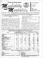Morbidity and Mortality Weekly Report Vol 21 No 46 week ending November 18 1972