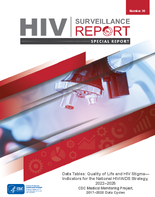Data Tables Quality of Life and HIV StigmaIndicators for the National HIVAIDS Strategy 20222025 CDC Medical Monitoring Project 20172020 Data Cycles