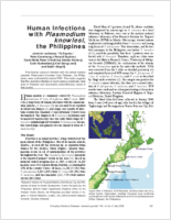 Human Infections with Plasmodium knowlesi the Philippines