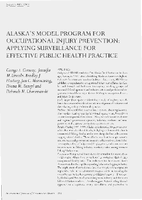 Alaskas Model Occupational Injury Program Applying Surveillance for Effective Public Health Practice