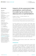Impacts of Risk Assessment Data Assumptions and Methods Considering the Evidence for Diacetyl and 23Pentanedione