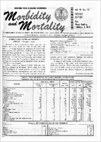 Morbidity and Mortality Weekly Report Vol 19 No 52 week ending January 2 1971