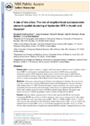 A tale of two cities The role of neighborhood socioeconomic status in spatial clustering of bystander CPR in Austin and Houston