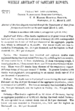 Weekly abstract of sanitary reports  abstract no 53 March 3 1887