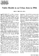 Public health in an urban area in 1966