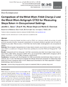 Comparison of the WristWorn Fitbit Charge 2 and the WaistWorn Actigraph GTX3 for Measuring Steps Taken in Occupational Settings
