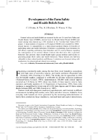 Development of the Farm Safety and Health Beliefs Scale