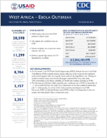 West Africa  Ebola Outbreak Fact Sheet 4 Fiscal Year FY 2016