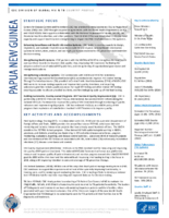 CDC Division of Global HIV  TB Country Profile Papua New Guinea July 2018