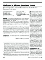 Diabetes in African American Youth