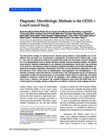 Diagnostic Microbiologic Methods in the GEMS1 CaseControl Study