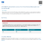 H5N1 Bird Flu Detections across the United States Backyard and Commercial
