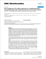 Gene Prospector An evidence gateway for evaluating potential susceptibility genes and interacting risk factors for human diseases