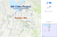 500 Cities Project Local Data for Better Health 2014 Renton WA