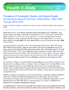 Prevalence of overweight obesity and severe obesity among adults aged 20 and over United States 19601962 through 20152016