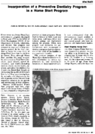 Incorporation of a preventive dentistry program in a Home Start program