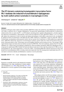The ETS DomainContaining Hematopoietic Transcription Factor PU1 Mediates the Induction of Arachidonate 5Lipoxygenase by MultiWalled Carbon Nanotubes in Macrophages In Vitro
