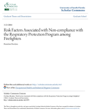 Risk factors associated with noncompliance with the respiratory protection program among firefighters