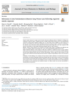 Imbalance in zinc homeostasis enhances lung tissue loss following cigarette smoke exposure