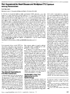 Risk Assessment for Heart Disease and Workplace ETS Exposure Among Nonsmokers