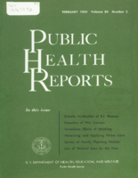 Public Health Reports  v 84  no 2  cover