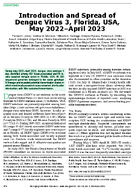 Introduction and Spread of Dengue Virus 3 Florida USA May 2022April 2023