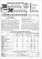 Morbidity and Mortality Weekly Report Vol 15 No 11 week ending March 19 1966