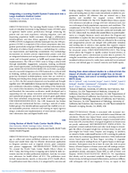 Living Review of World Trade Center Health Effects