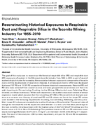 Reconstructing Historical Exposures to Respirable Dust and Respirable Silica in the Taconite Mining Industry for 19552010