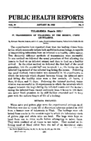 Public Health Reports  V 37 No 3 January 20 1922